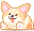 Fluffy Corgi Cushion Chair