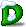 Green "D"
