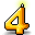 4th Anniversary Candle