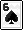 Spade 6 Card