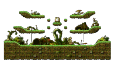 Mushroom Castle: Isolated Mushroom Forest