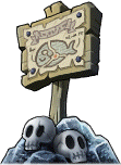 Sign Inside Whale 