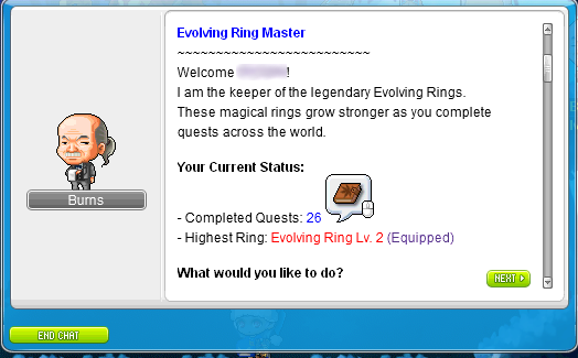 Evolving Rings